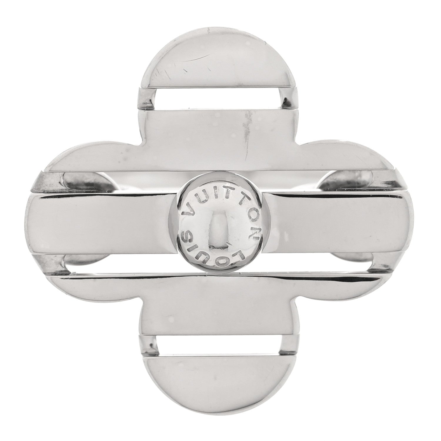 Louis Vuitton 18K White Gold Petite Fleur Ring 47 4 1 of 6