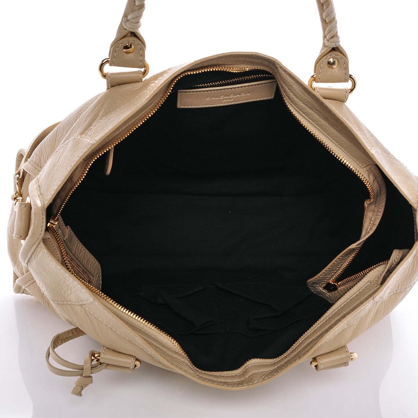 Agneau Giant 12 Gold Hardware City Beige Oryx
