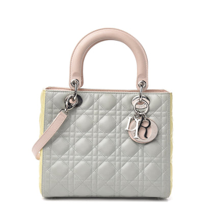 Christian Dior Lambskin Cannage Medium Tri-Color Lady Dior Multicolor 1 of 10