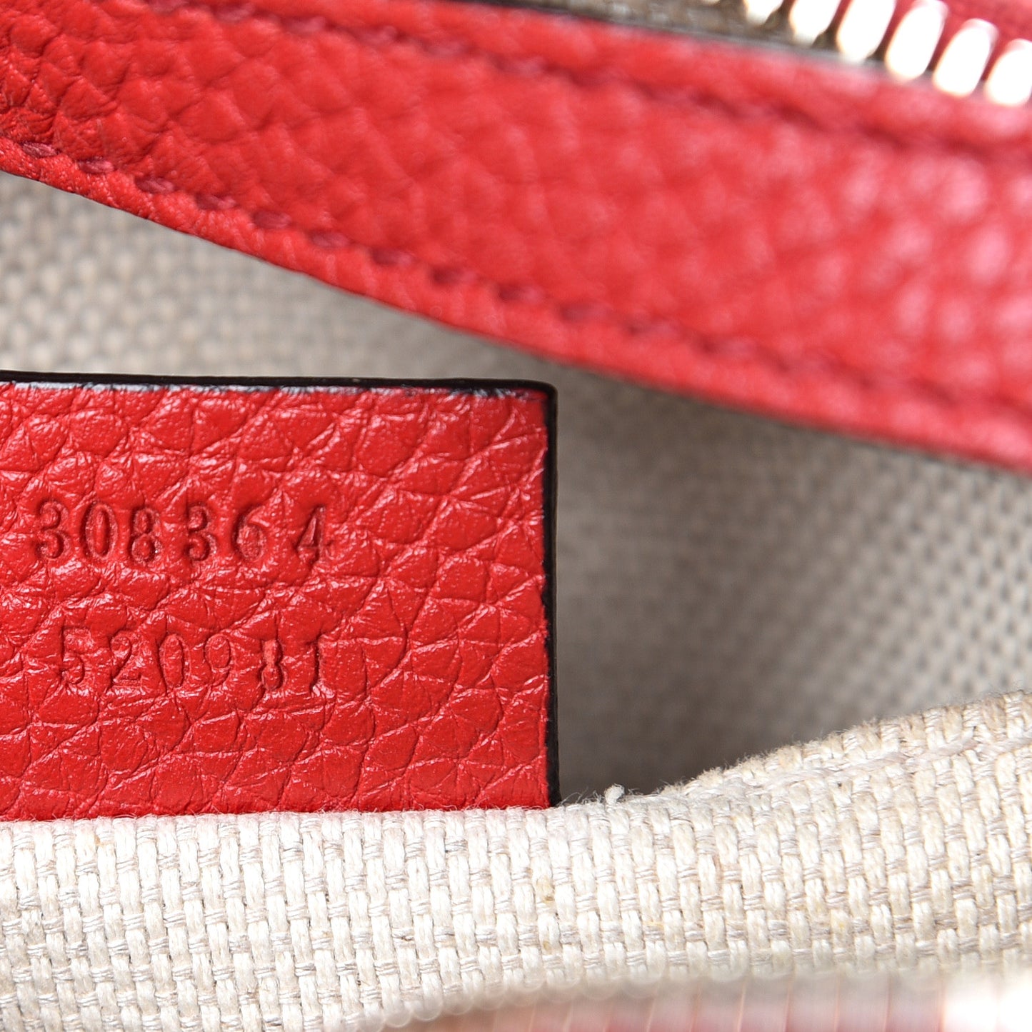 Pebbled Calfskin Small Soho Disco Bag Tabasco Red