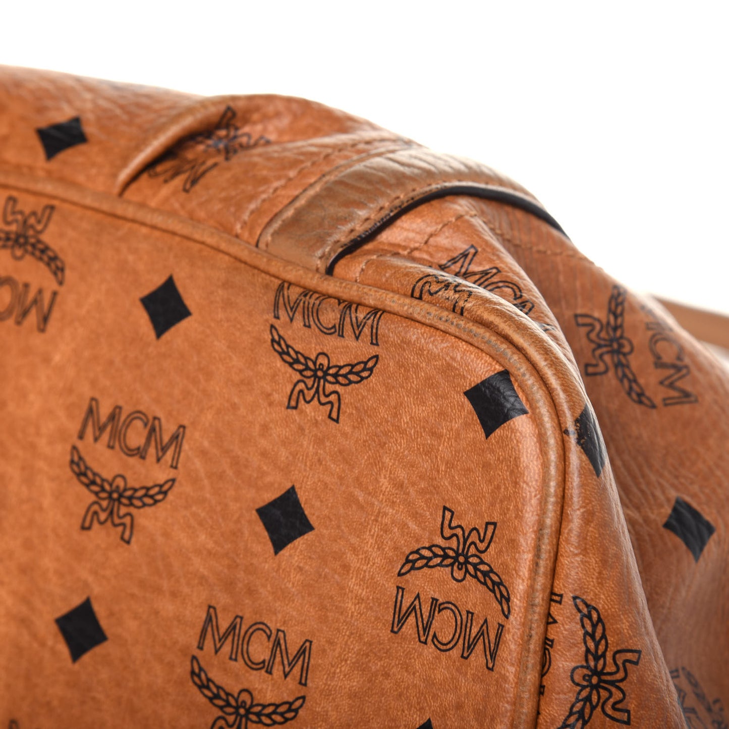 Visetos Medium Essentials Shopper Tote Cognac