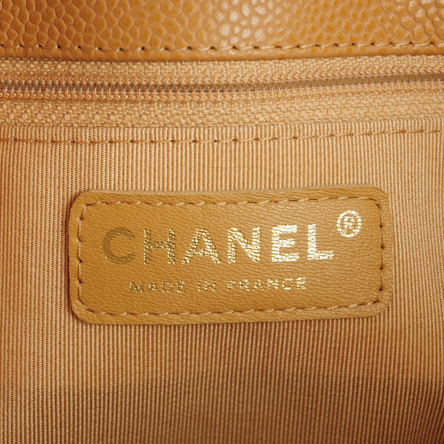 Chanel Caviar Quilted Petit Shopping Tote PST Beige 6 of 7