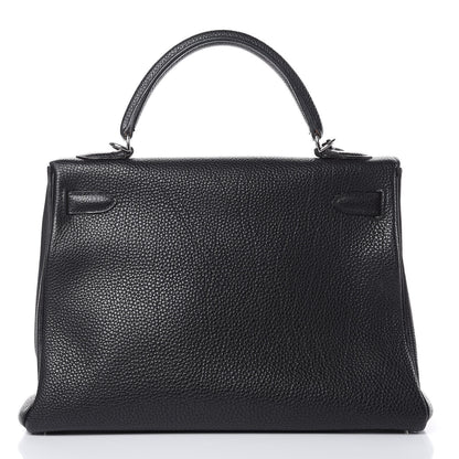 Hermes Togo Kelly Retourne 32 Black 4 of 35