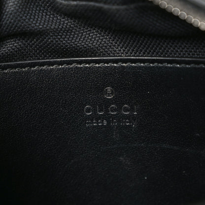 Gucci Calfskin Matelasse Monochrome Small GG Marmont Chain Shoulder Bag Black 6 of 11