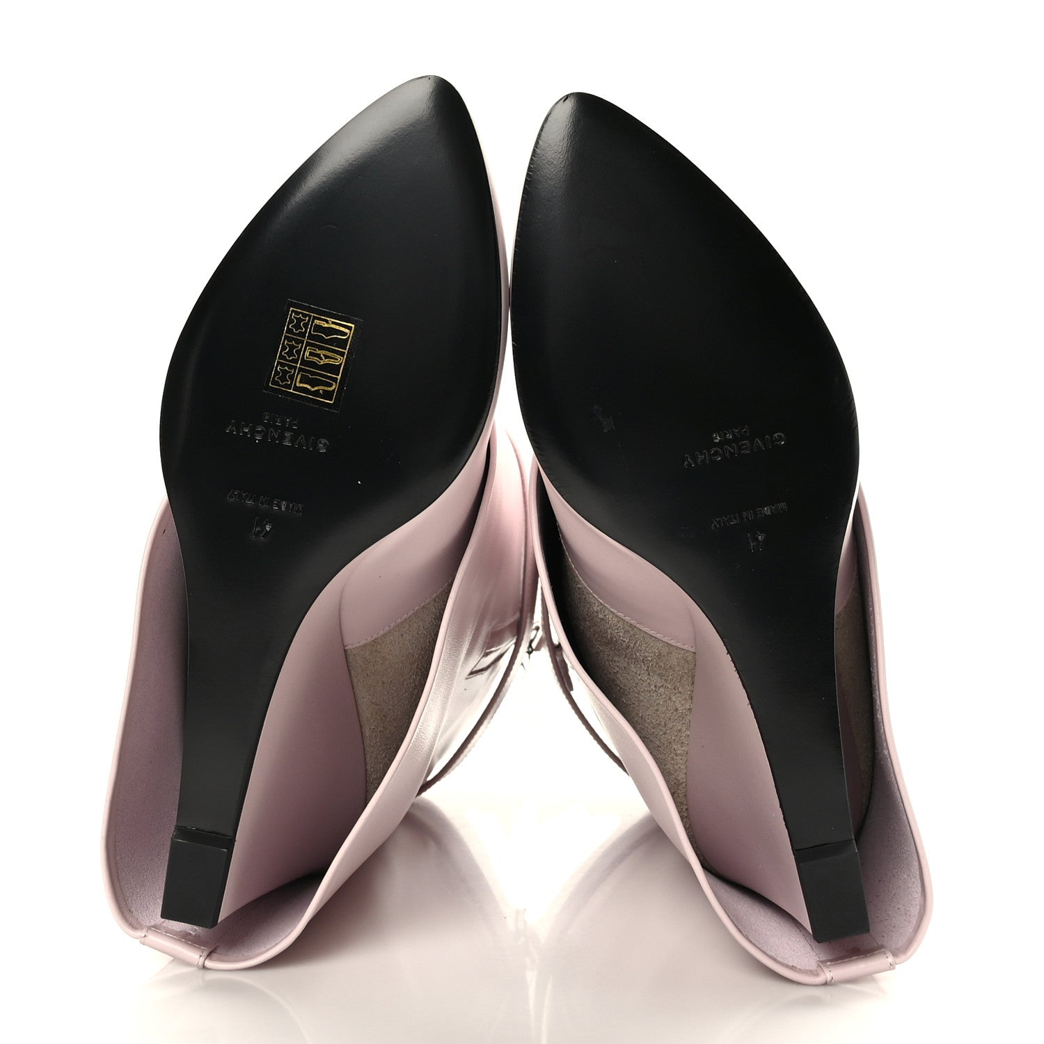 Givenchy Calfskin Shark Lock Ankle Boots 41 Light Pink 5 of 7