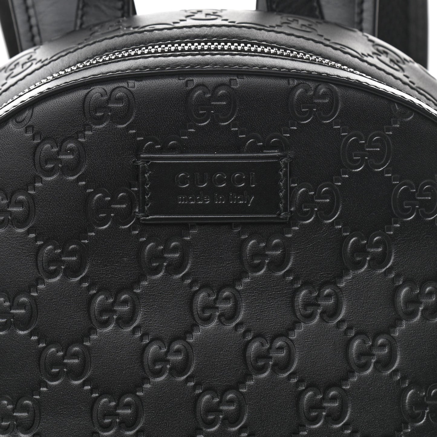 Guccissima Signature Small Day Backpack Black