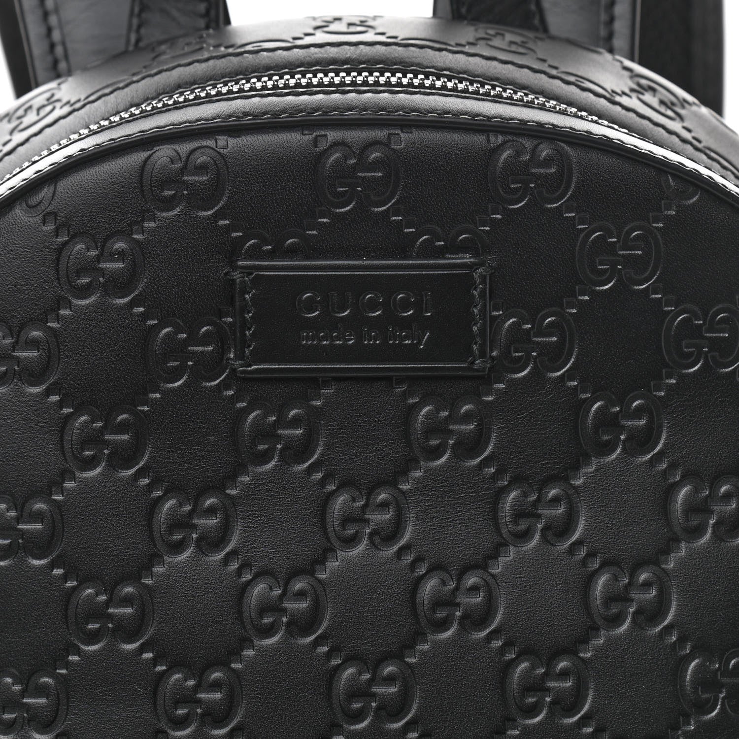 Gucci Guccissima Signature Small Day Backpack Black 8 of 11
