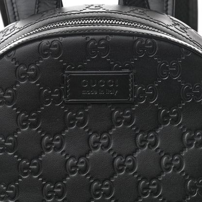Gucci Guccissima Signature Small Day Backpack Black 8 of 11
