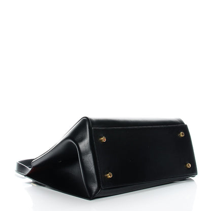 Celine Palmelato Calfskin Medium Edge Shoulder Bag Black 4 of 6