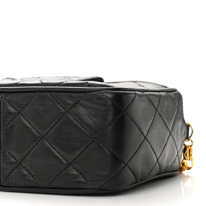 Chanel Lambskin Quilted Tassel Camera Case Black 11 of 11
