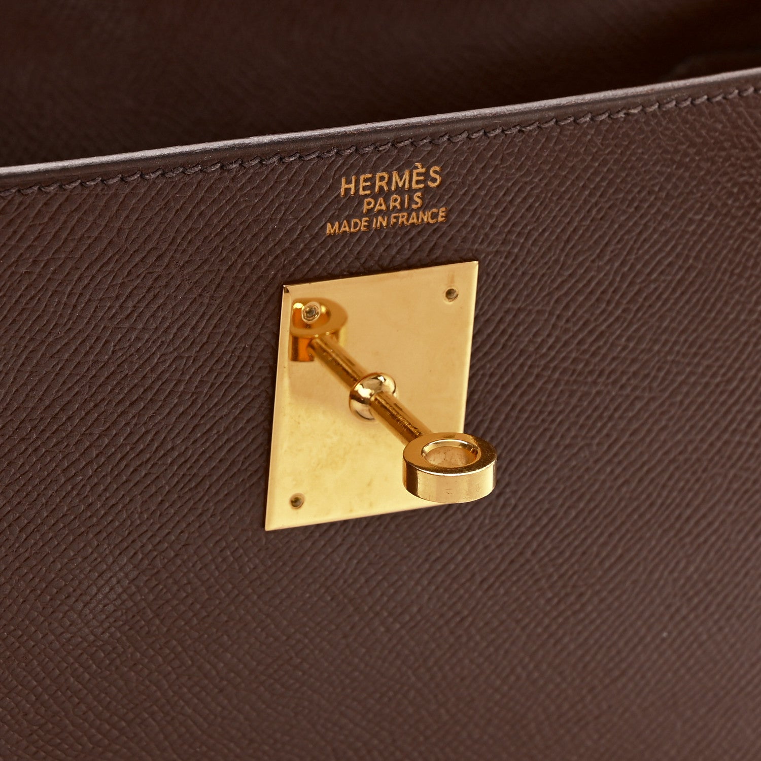 Hermes Courchevel Kelly Sellier 32 Noisette 6 of 12