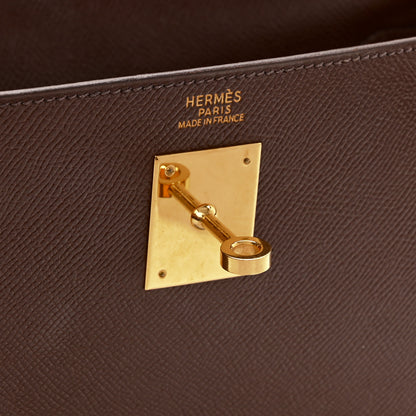 Hermes Courchevel Kelly Sellier 32 Noisette 6 of 12