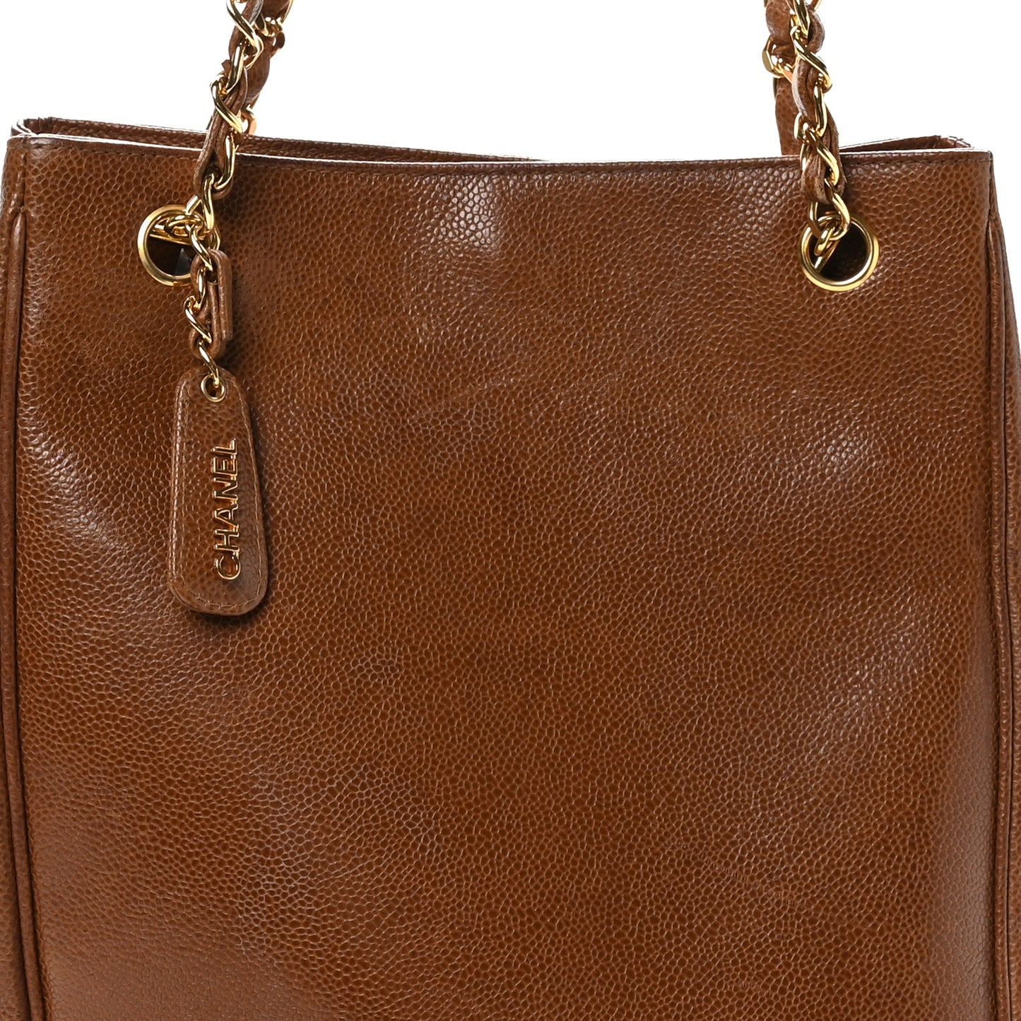 Caviar CC Shoulder Bag Brown