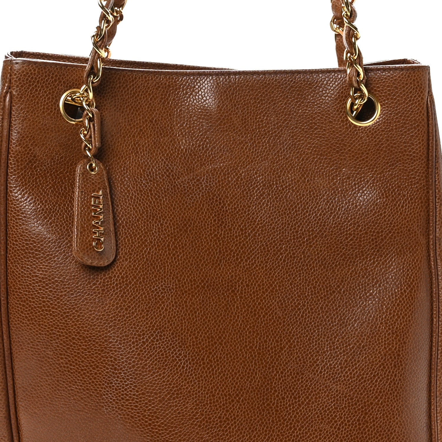 Chanel Caviar CC Shoulder Bag Brown 8 of 11