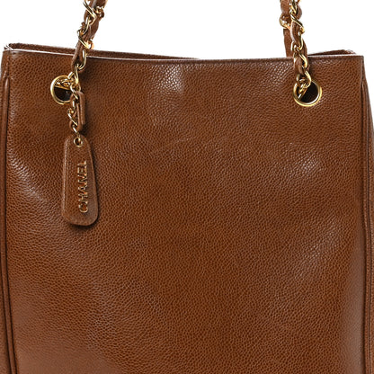 Chanel Caviar CC Shoulder Bag Brown 8 of 11