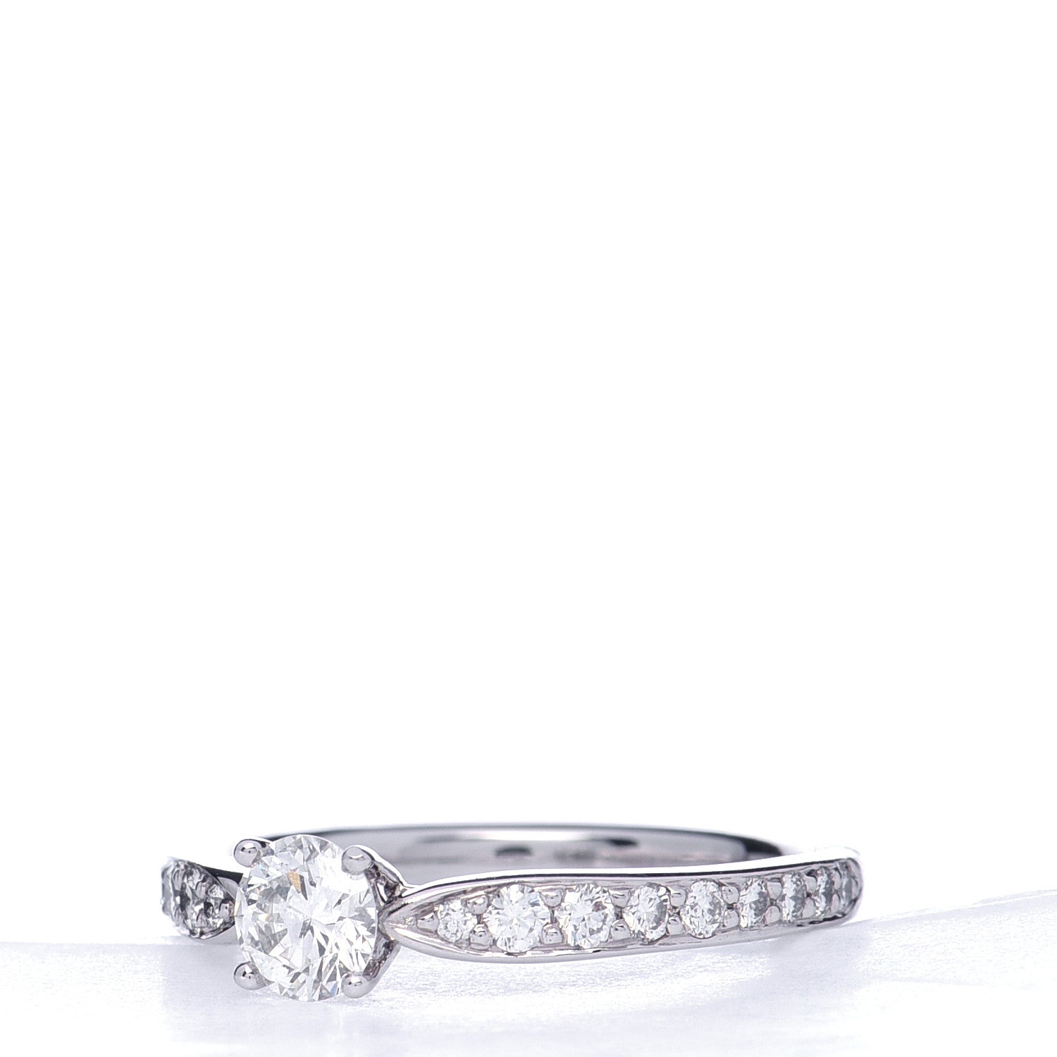 Tiffany Platinum Diamond .28ct Harmony Engagement Ring 47 4 4 of 6