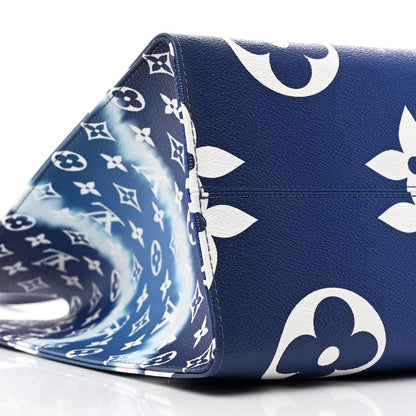 Louis Vuitton Monogram Escale Onthego GM Blue 9 of 11