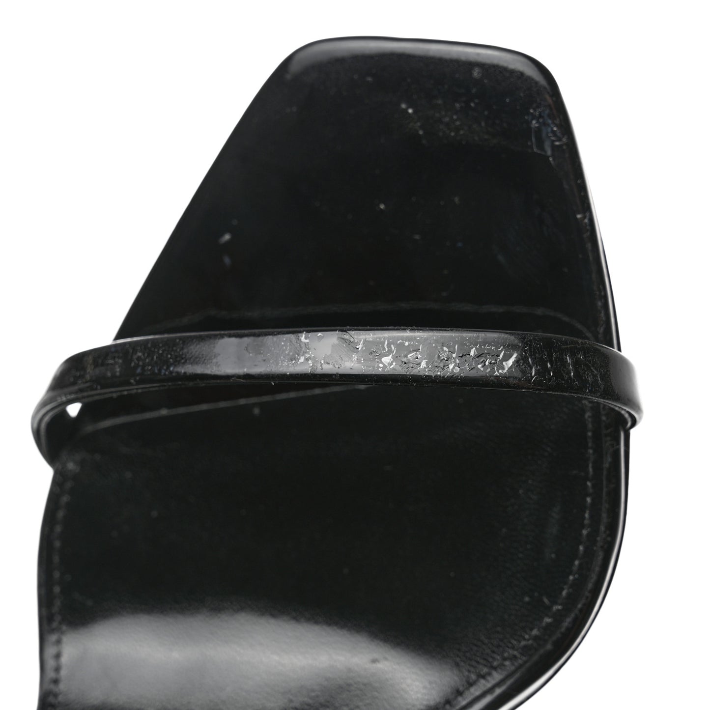 Patent Calfskin Opyum Sandals 36.5 Black