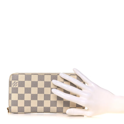 Louis Vuitton Damier Azur Zippy Wallet 2 of 14