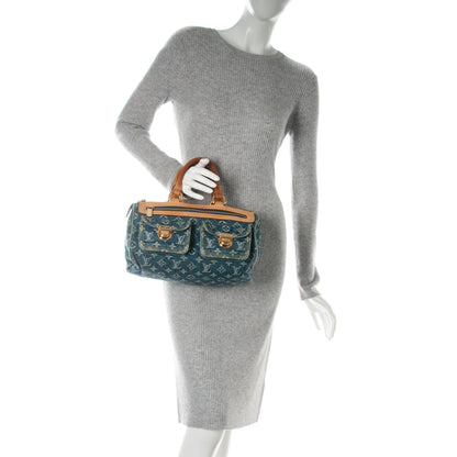 Louis Vuitton Monogram Denim Neo Speedy Blue 2 of 8