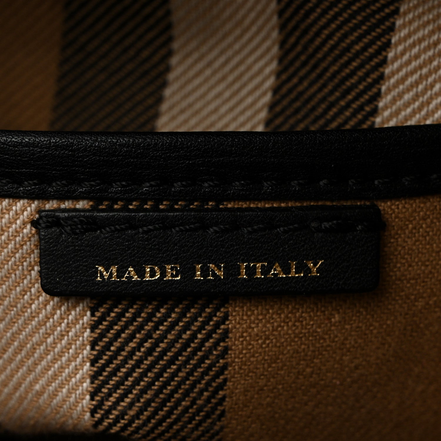 Burberry Shearling Calfskin Patchwork Small Banner Tote Black Multicolor 7 of 11