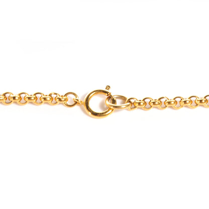 Chanel CC Chain Pendant Long Necklace Gold 4 of 6