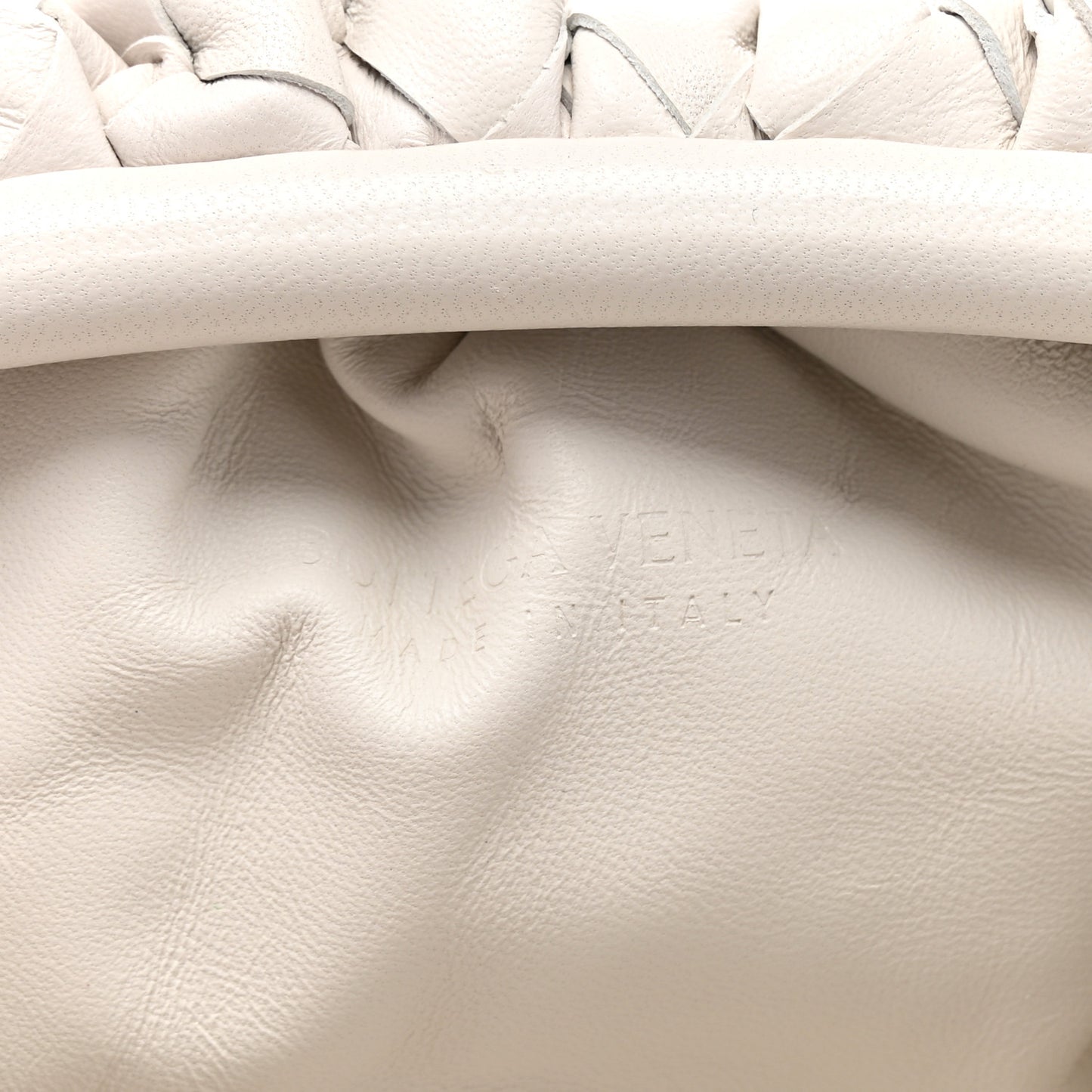 Nappa Intrecciato Teen Pouch Plaster