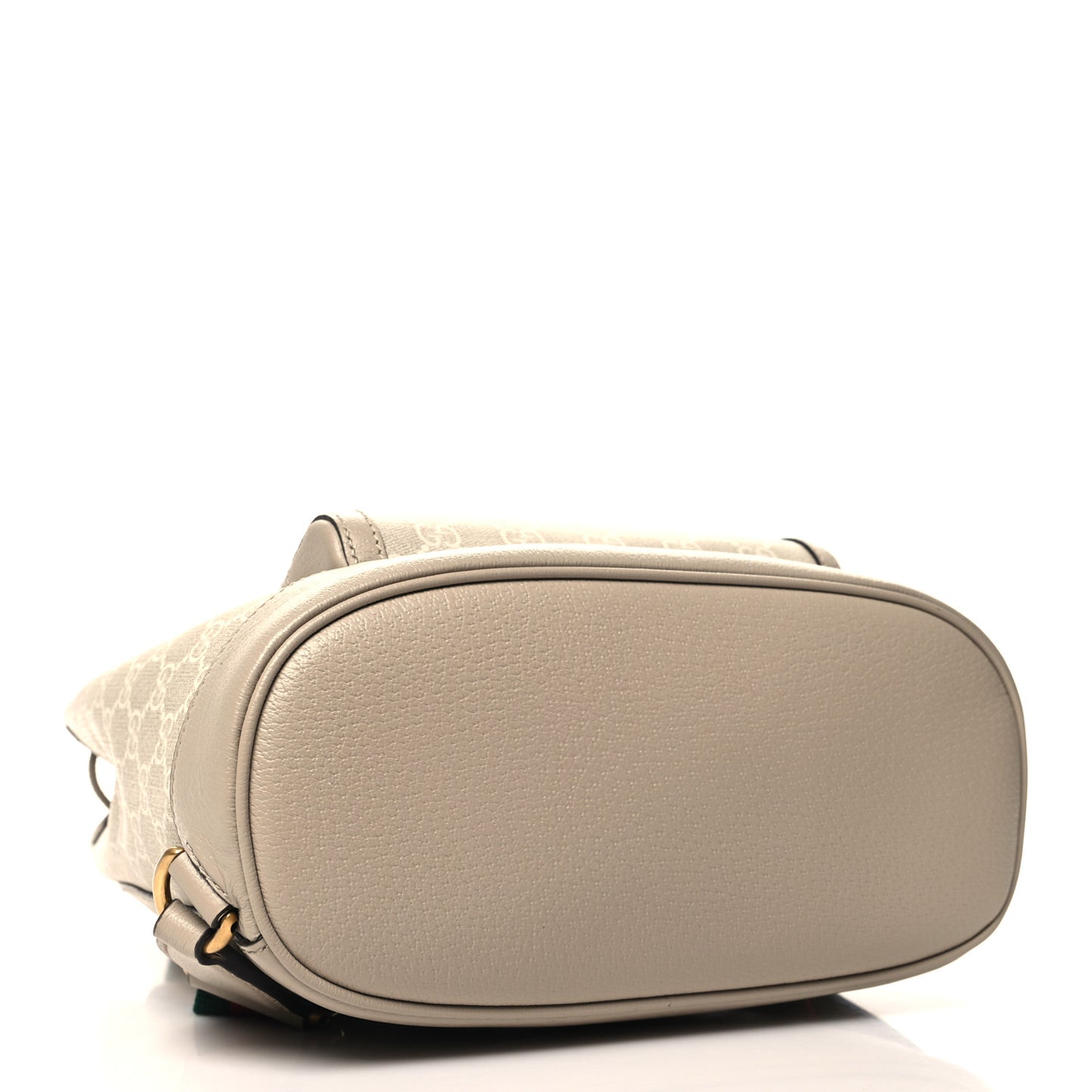 am Azalea Calfskin Retro Interlocking G Buckle Backpack Beige Mystic White