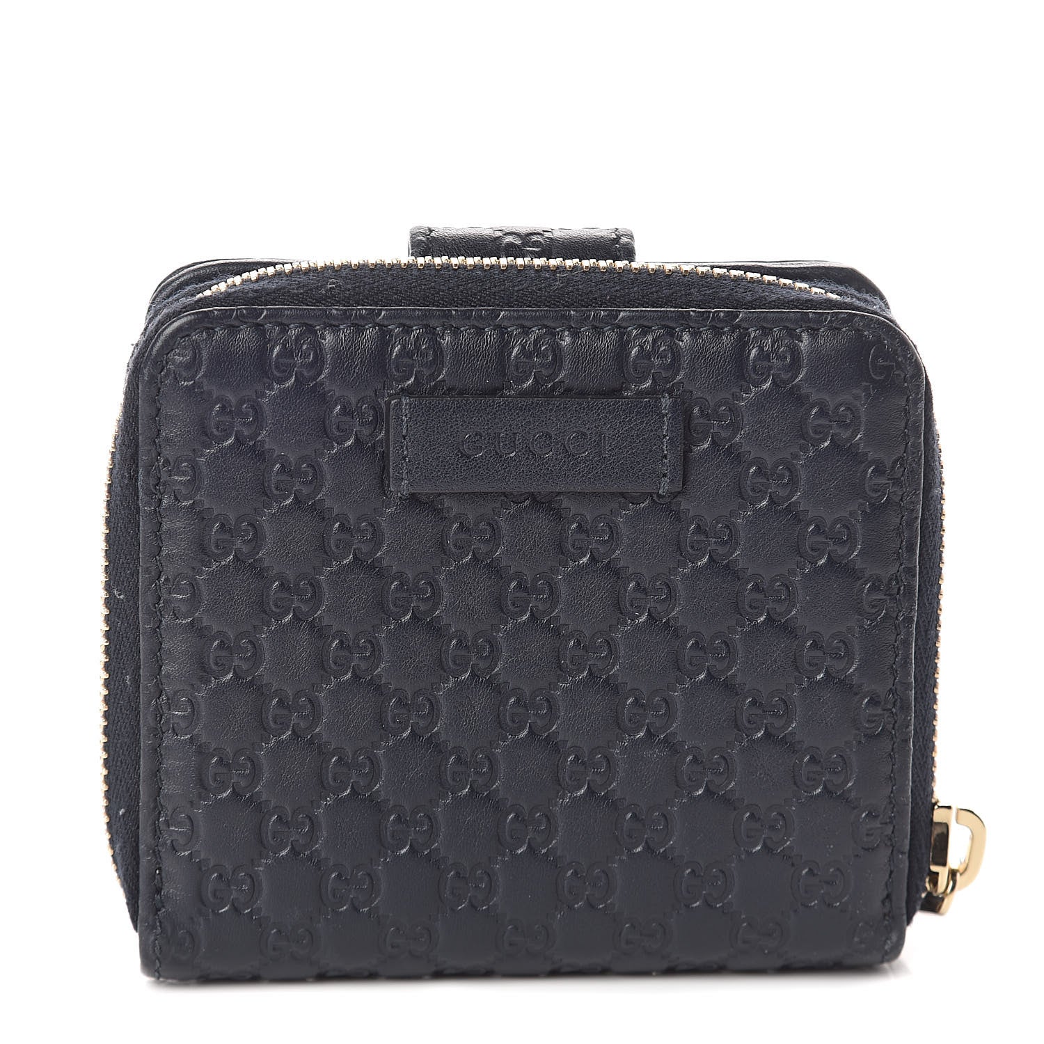 Gucci Microguccissima Compact Wallet Navy 1 of 6