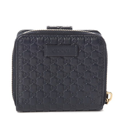 Gucci Microguccissima Compact Wallet Navy 1 of 6