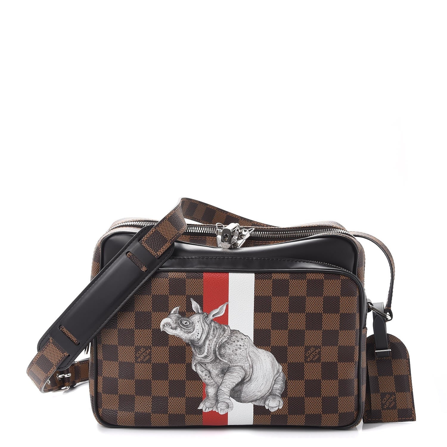 Louis Vuitton Savane Damier Ebene Rhinoceros Nil PM 1 of 8