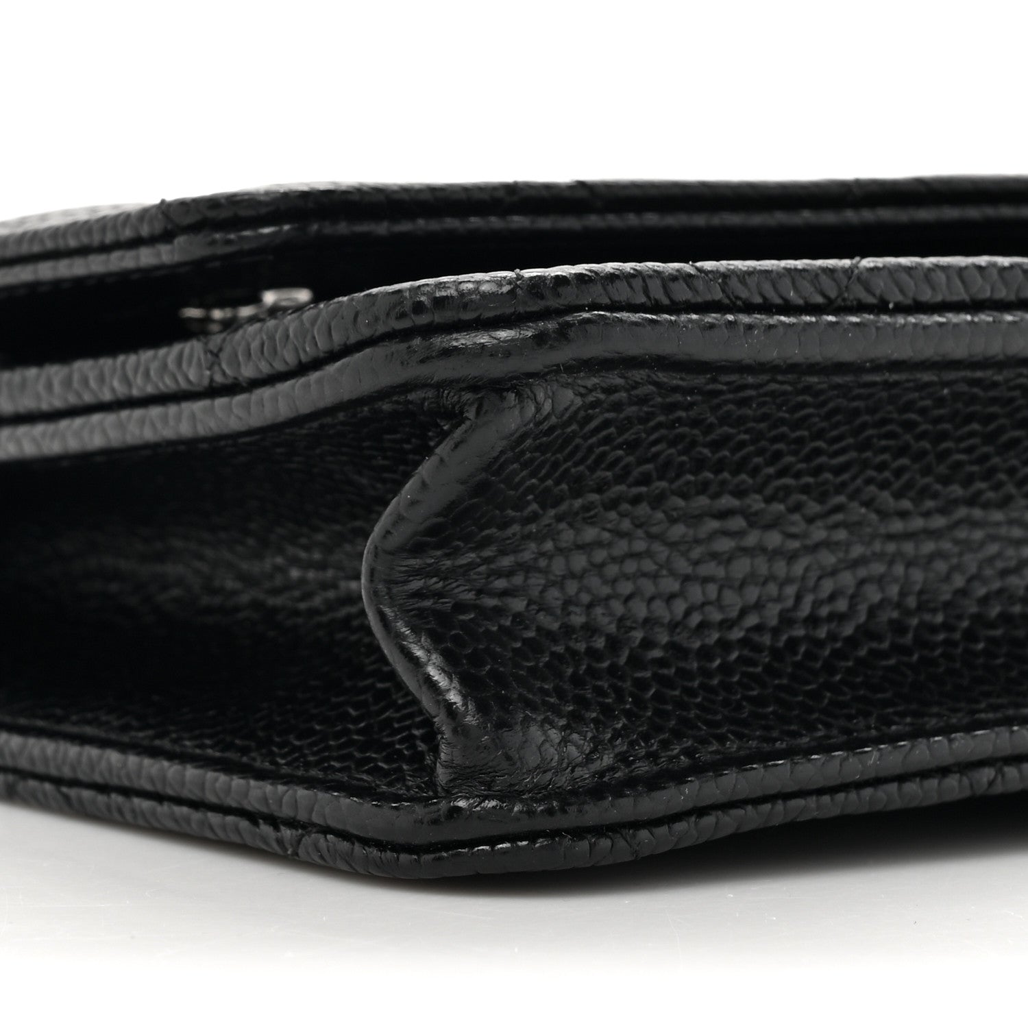 Chanel Caviar Quilted Wallet on Chain WOC Black 10 of 12