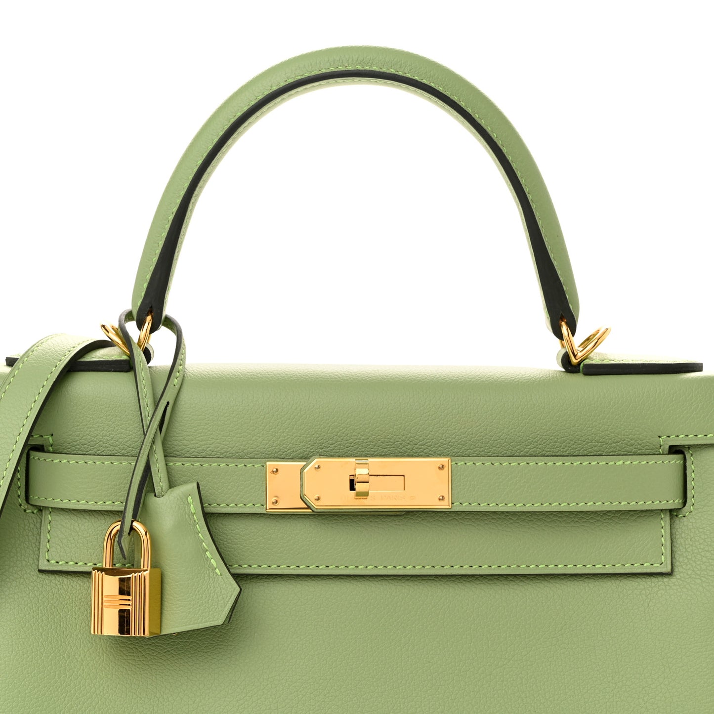 Evercolor Kelly Retourne 28 Vert Criquet