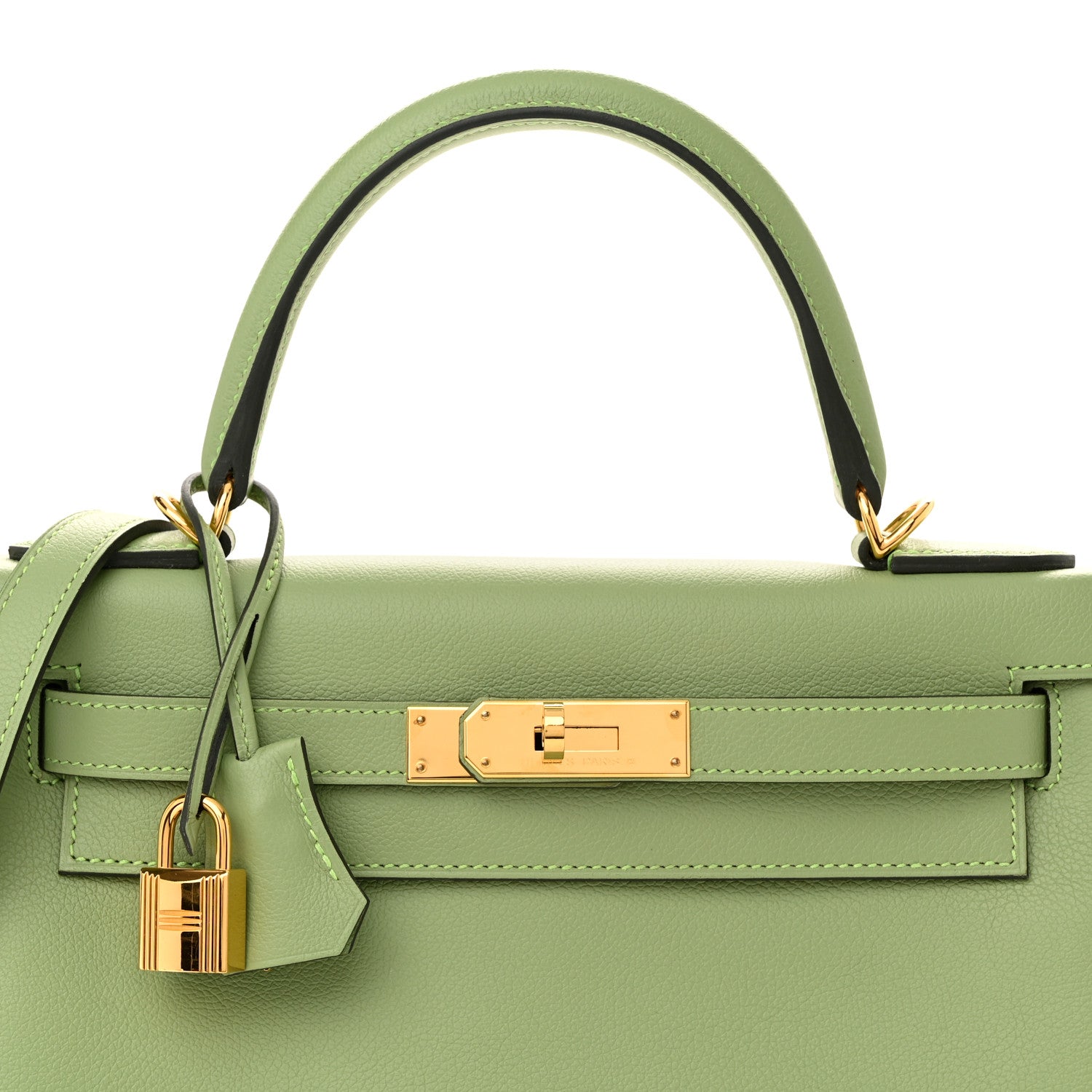 Hermes Evercolor Kelly Retourne 28 Vert Criquet 8 of 11