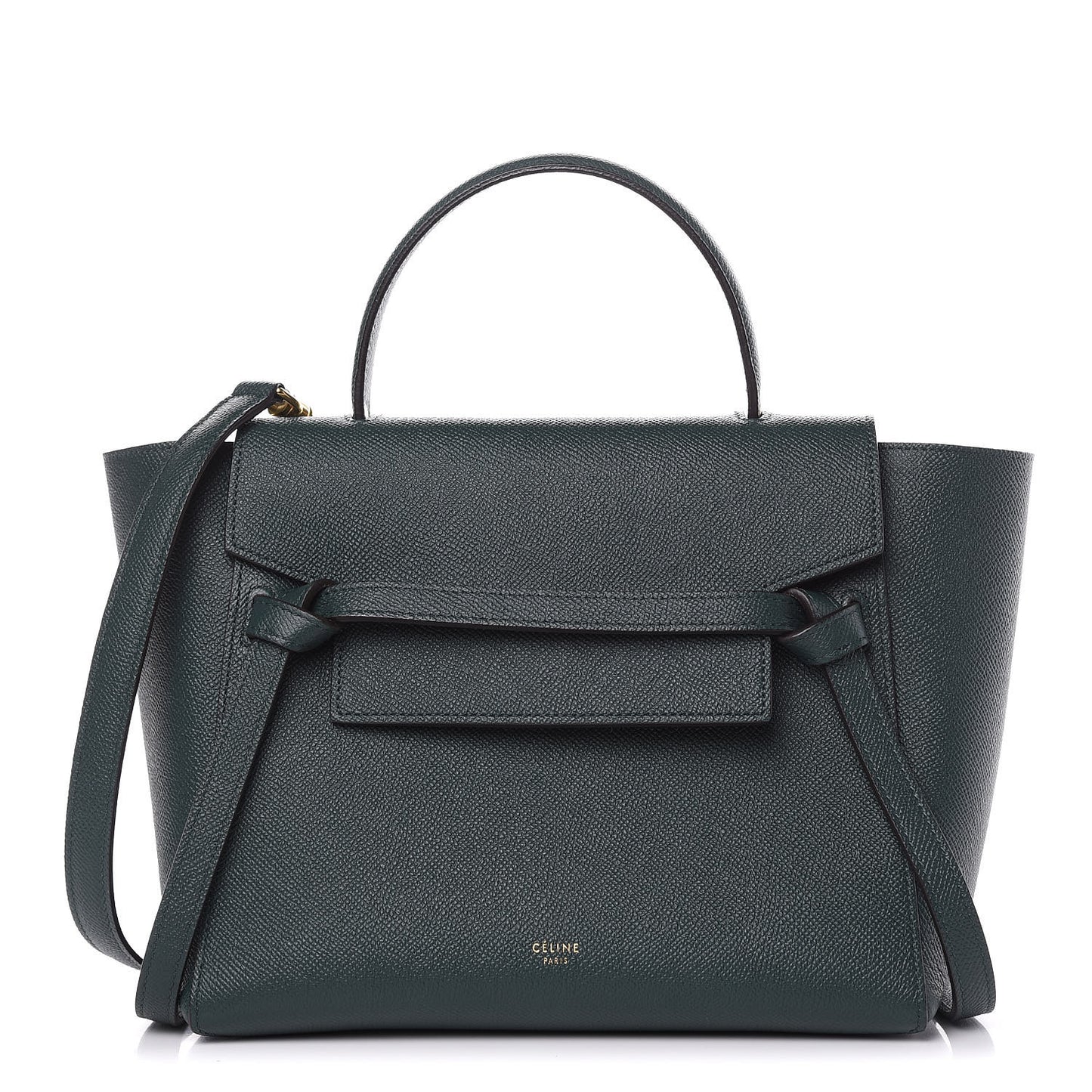 Baby Grained Calfskin Micro Belt Bag Amazone