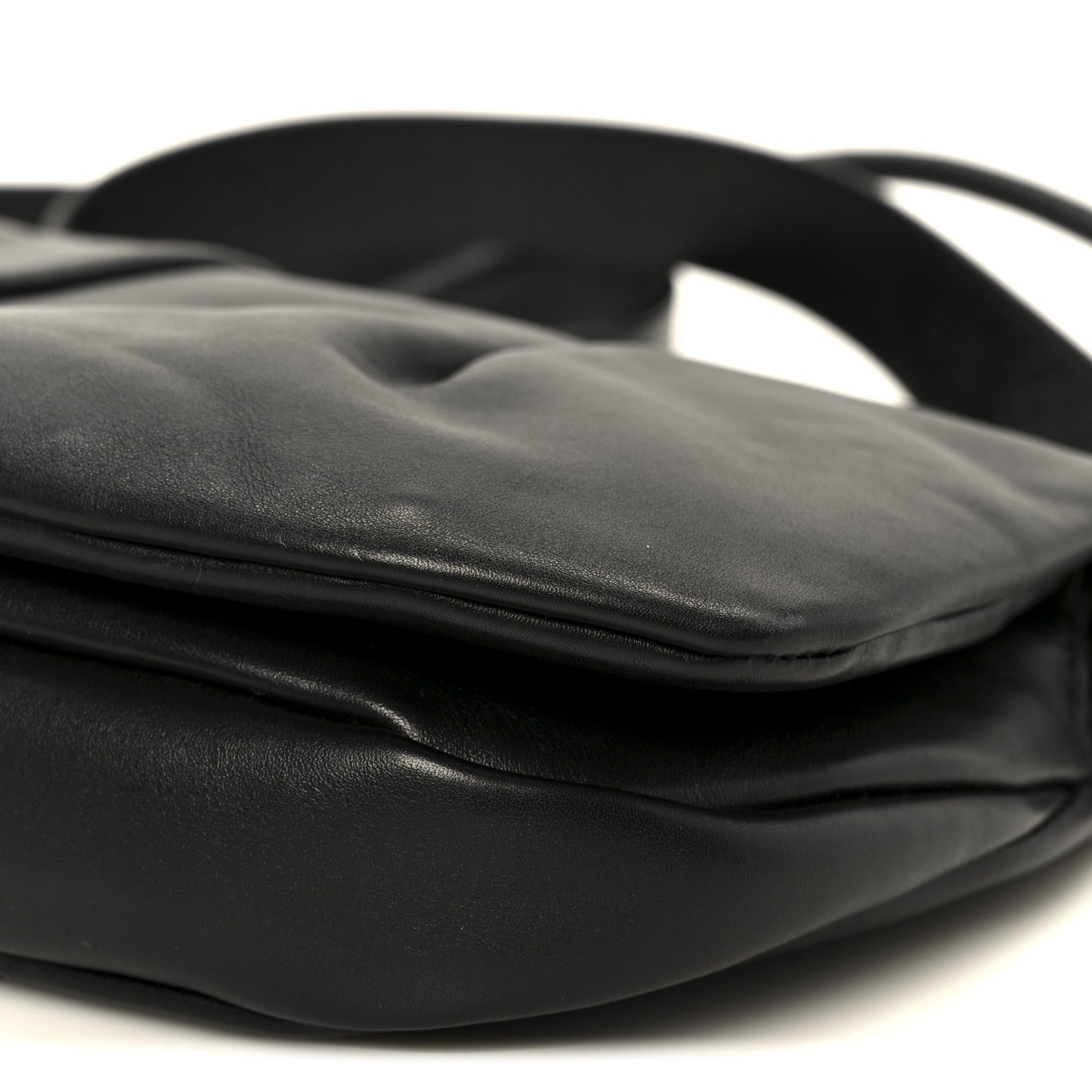 Loewe Shiny Nappa Calfskin Paseo Satchel Black 9 of 9