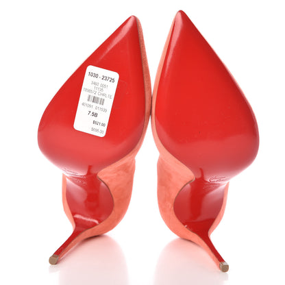 Christian Louboutin Veau Velours Pigalle Follies 100 Pumps 37.5 Charlotte 5 of 8