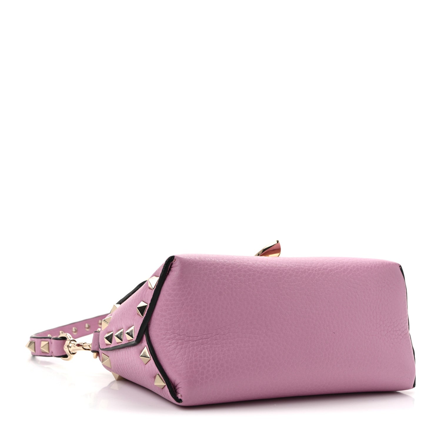 Valentino Garavani Pebbled Calfskin Mini Rockstud Crossbody Bag Giacinto 4 of 12