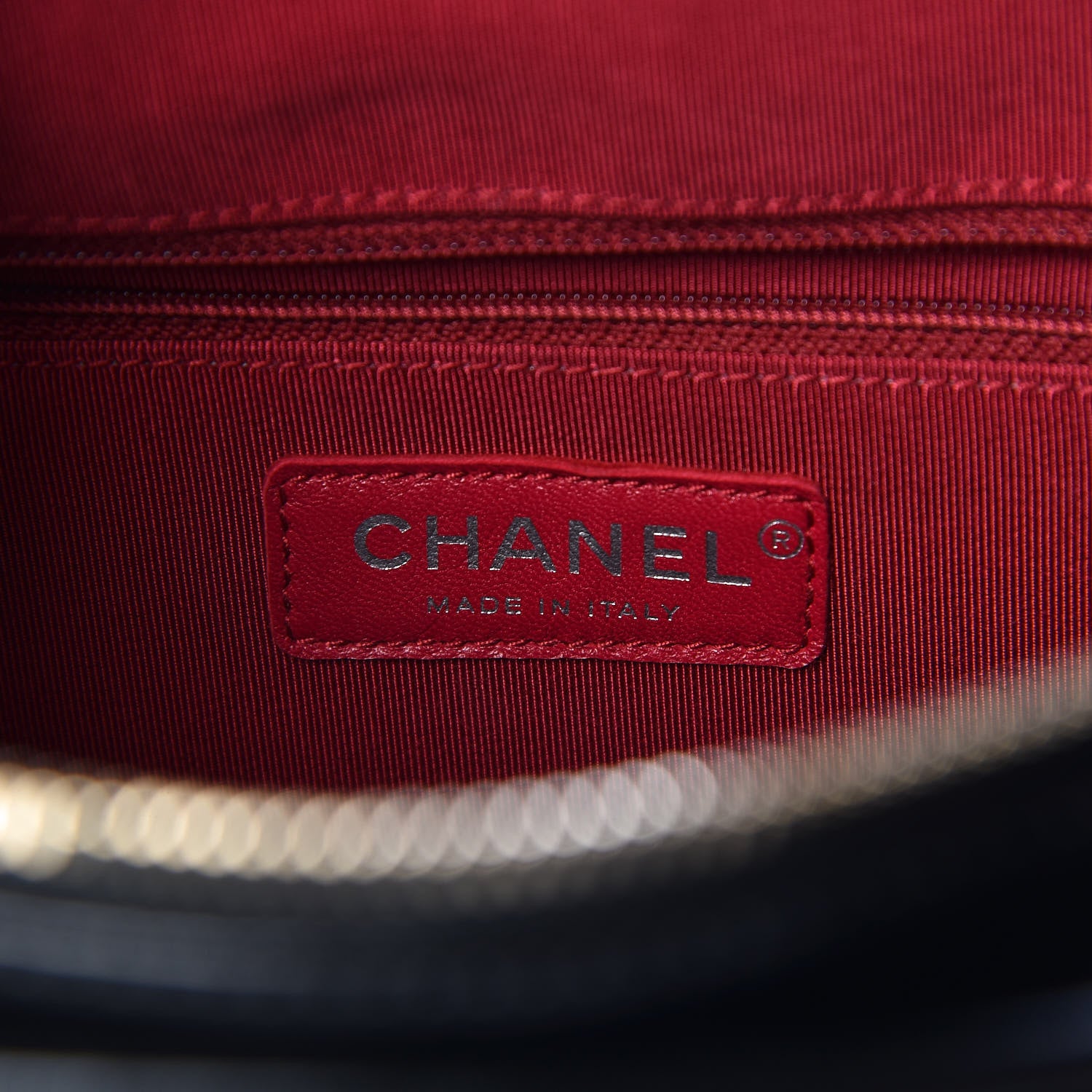 Chanel Felt Calfskin Quilted Medium Gabrielle Hobo Black 8 of 10