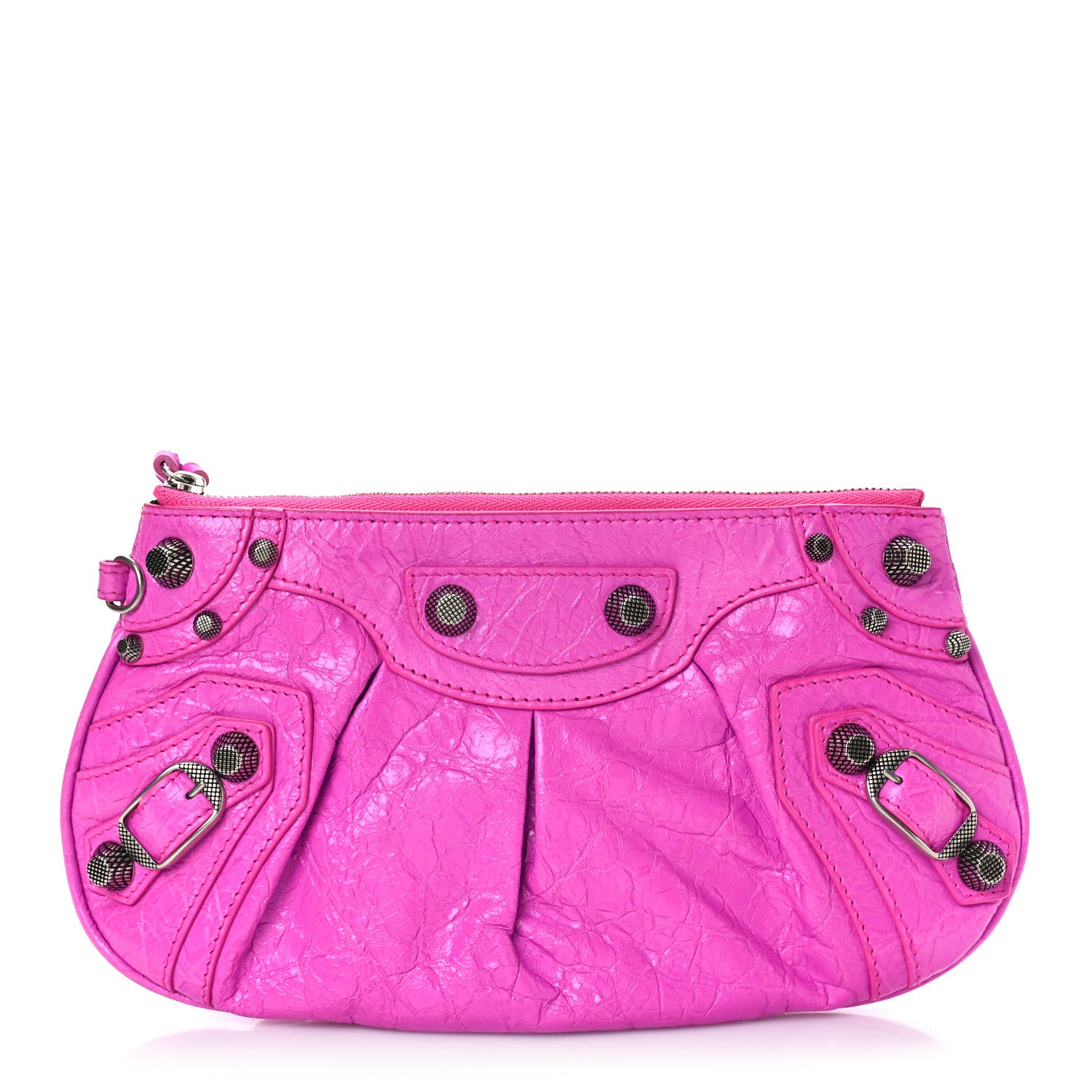Balenciaga Agneau Arena Mini Le Cagole Multi Pouch Lipstick Pink 3 of 9