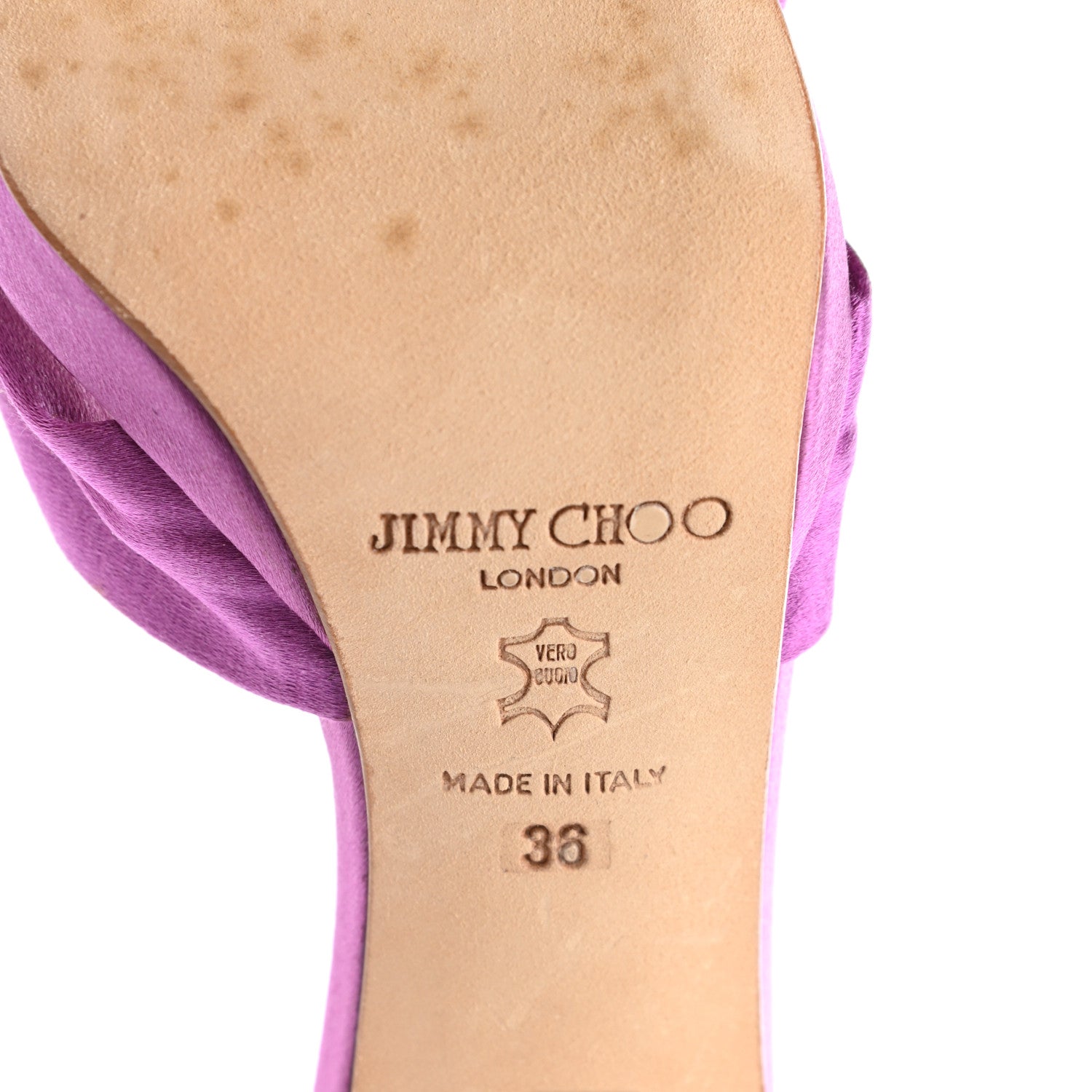 Jimmy Choo Satin Marion 100 Sandals 36 Pink 6 of 12