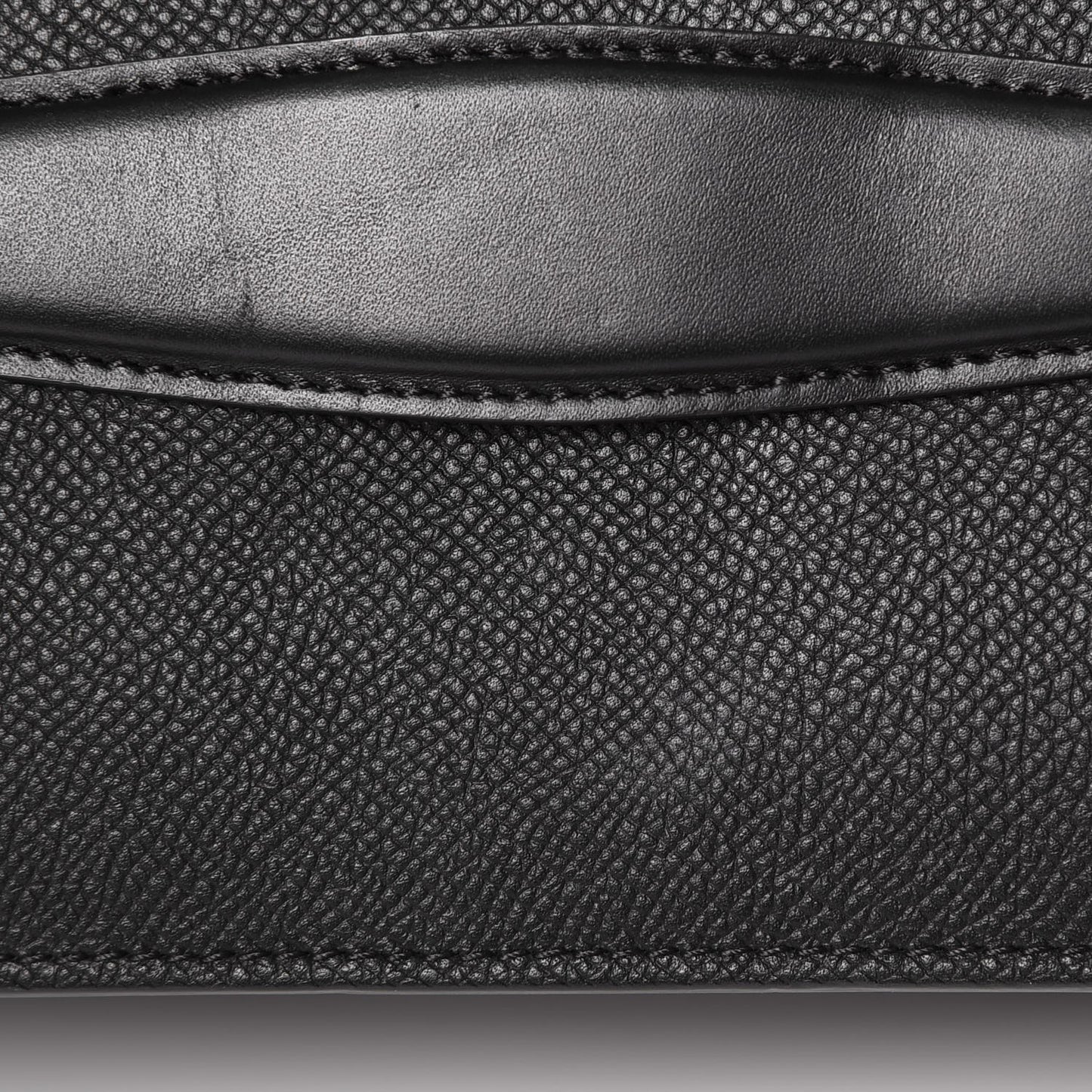 Baby Grained Calfskin Medium Symmetrical Bag Black