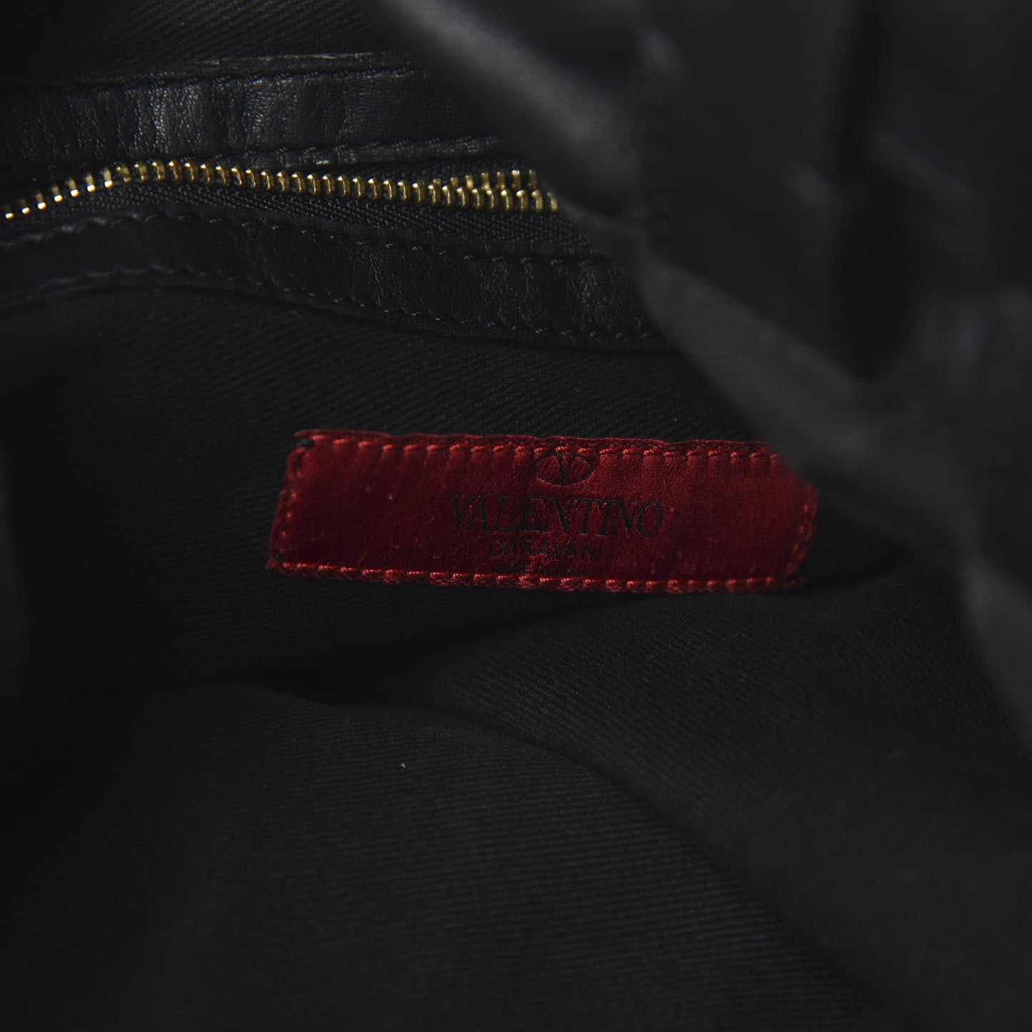 Nappa Pleated Tote Black