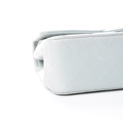 Chanel Lambskin Quilted Small Double Flap Light Blue 5 of 22