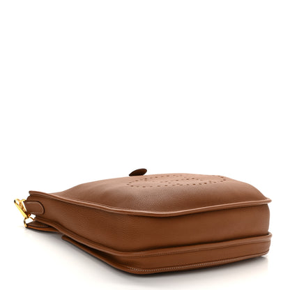 Hermes Taurillon Clemence Evelyne III PM Gold 4 of 9