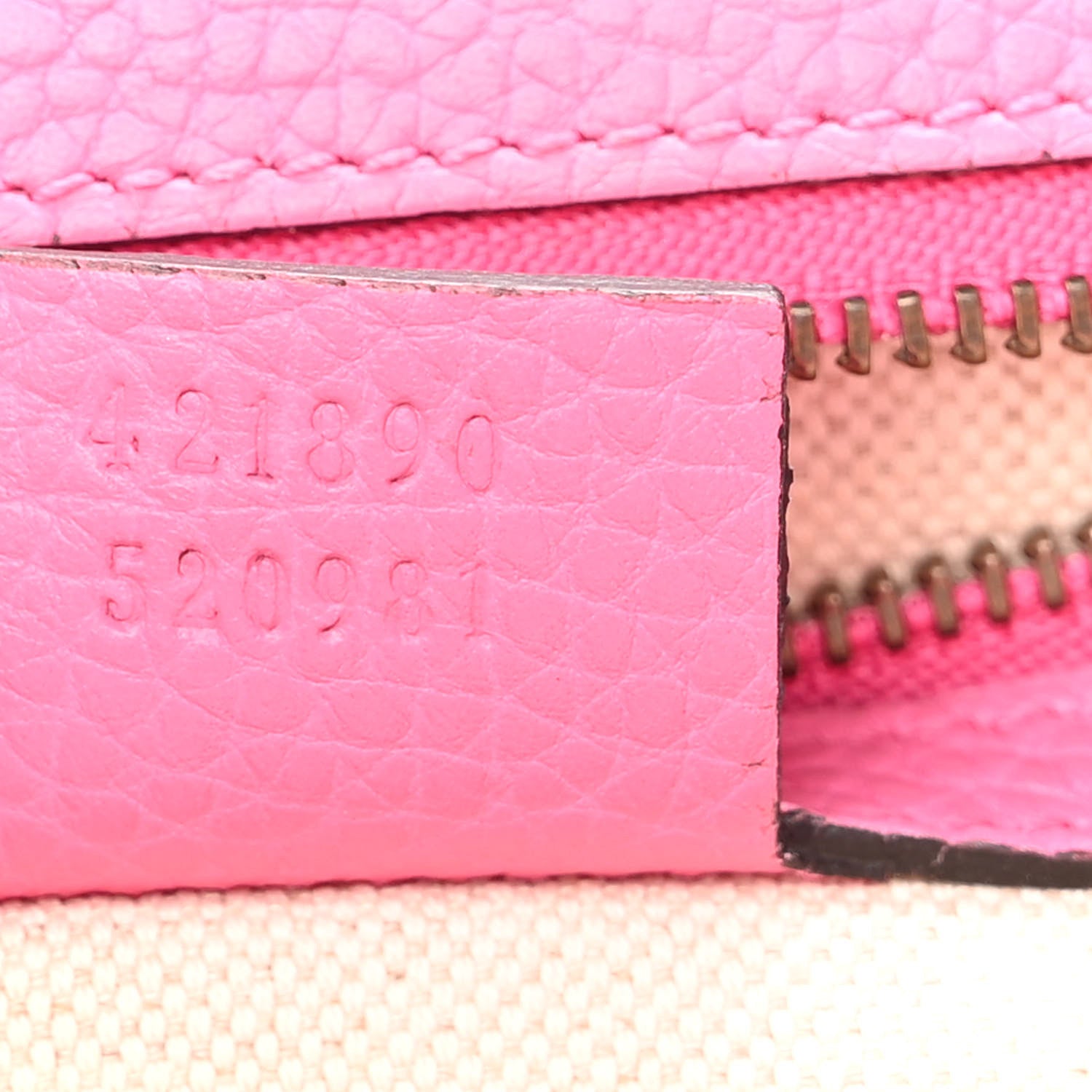 Gucci Calfskin Small GG Marmont Top Handle Bag Pink Tropical Flower 6 of 13
