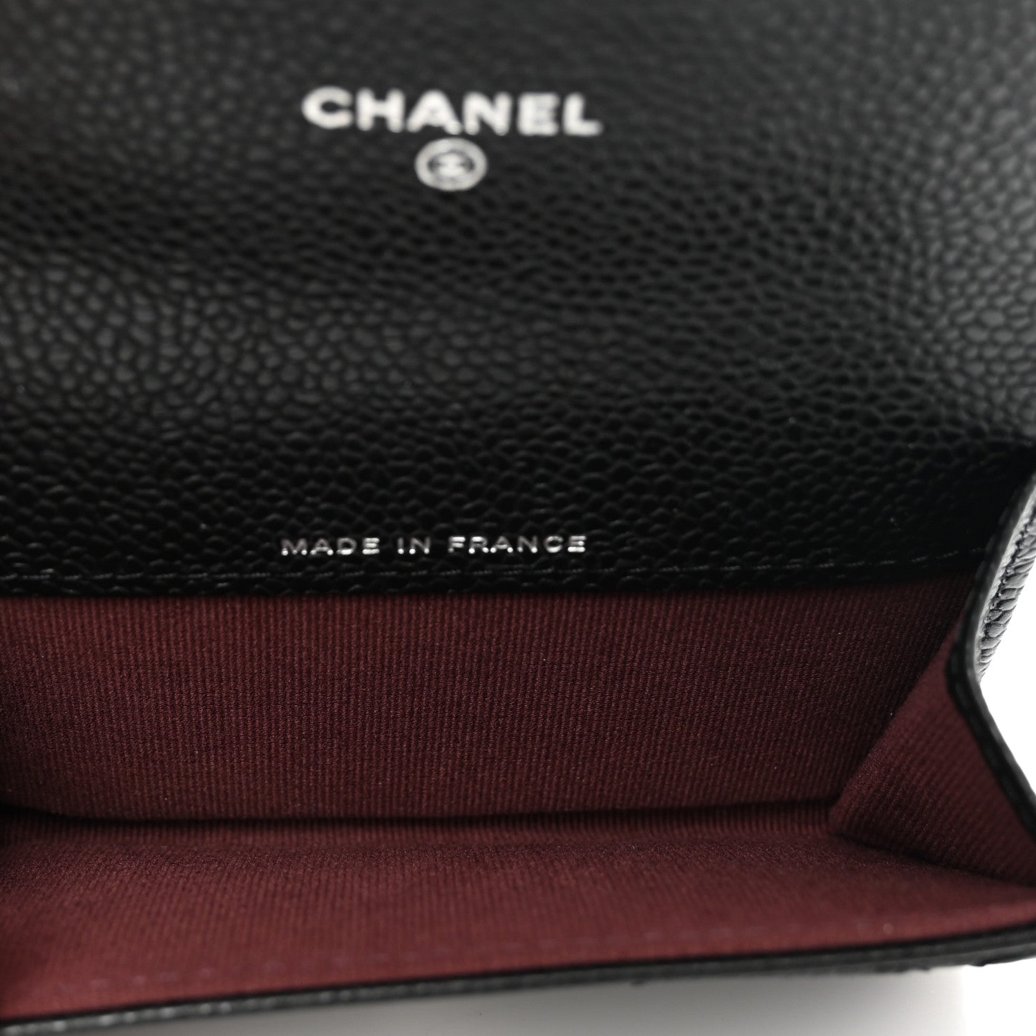 Chanel Caviar Quilted Flap Card Holder Black 5 of 9