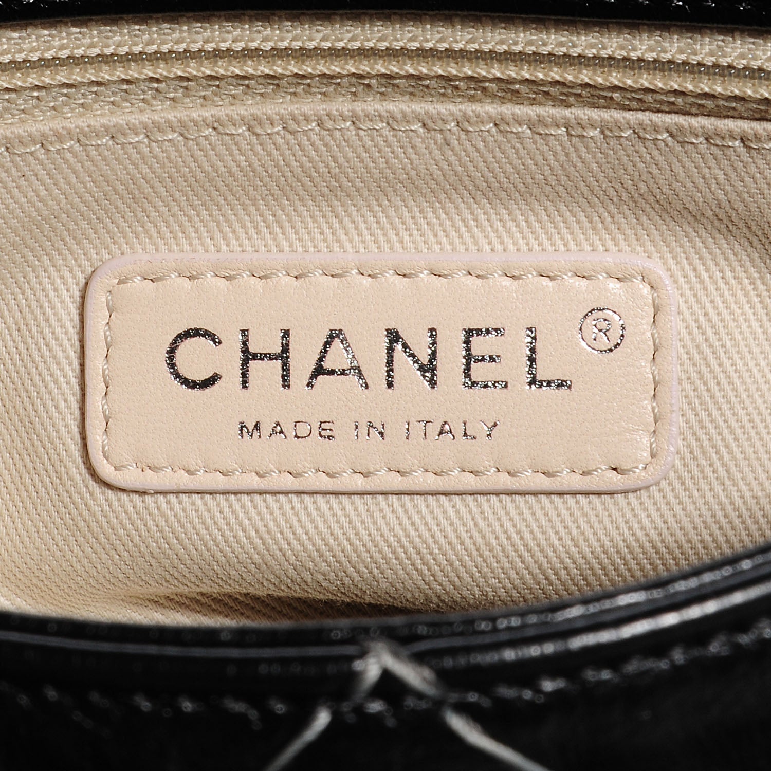 Chanel Glazed Goatskin Double Stitch Accordion Flap Black 6 of 7
