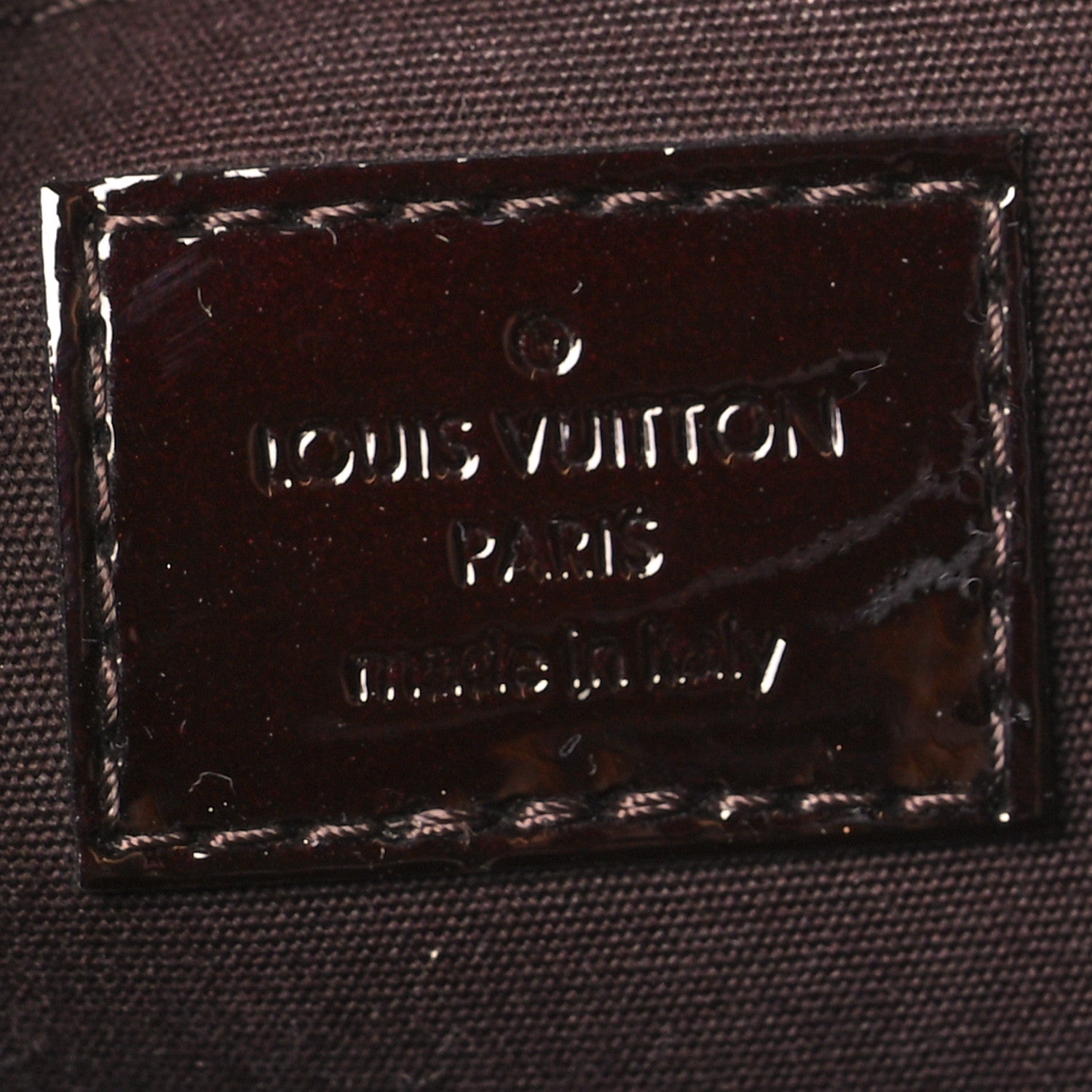 Louis Vuitton Vernis Montaigne MM Amarante 7 of 10
