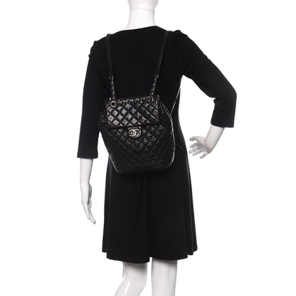 Chanel Calfskin Quilted Small Urban Spirit Backpack Black 2 of 12